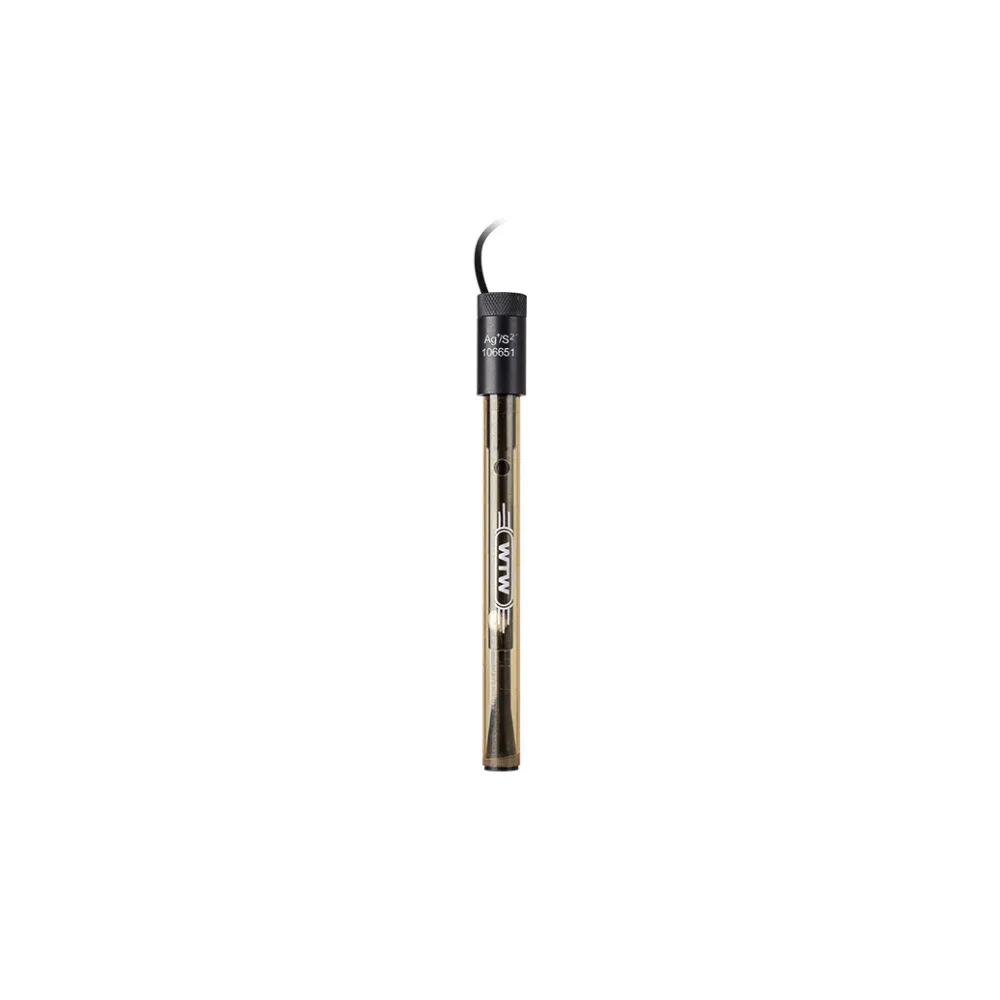 WTW Ag/S 800 DIN Silver/Sulfide Combined Ion Selective Electrode, DIN Connection, 1m Cable, ea.