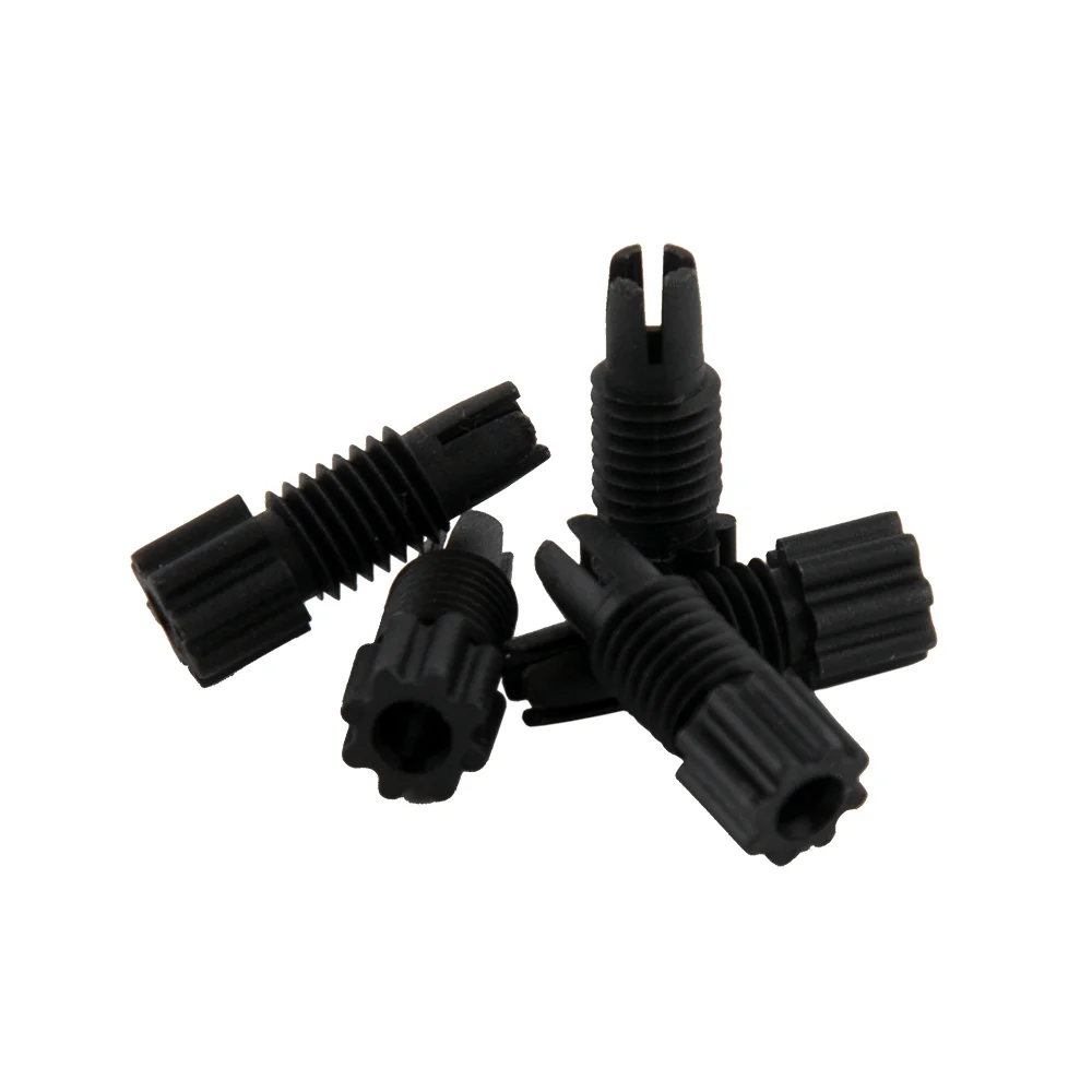 Fitting One-Piece, BLACK, 1/8" OD Tubing for BGB Safety-Caps & Waste-Caps, pk.5