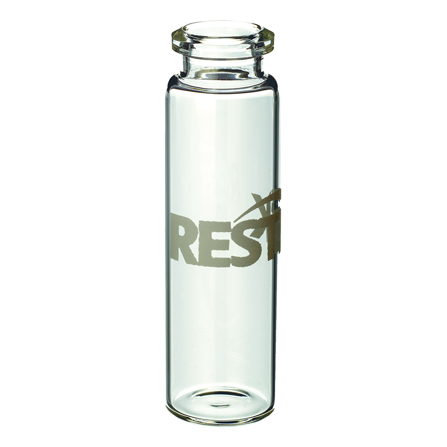 20 mL, 20 mm Headspace Crimp-Top Vials, Clear, Flat Bottom, pk.100