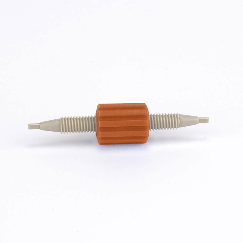 Universal Guard System (UGS) PREP Coupler, PEEK, 10-32 male to 10-32 male Thread, 0.50mm bore, max. 350bar, ea.