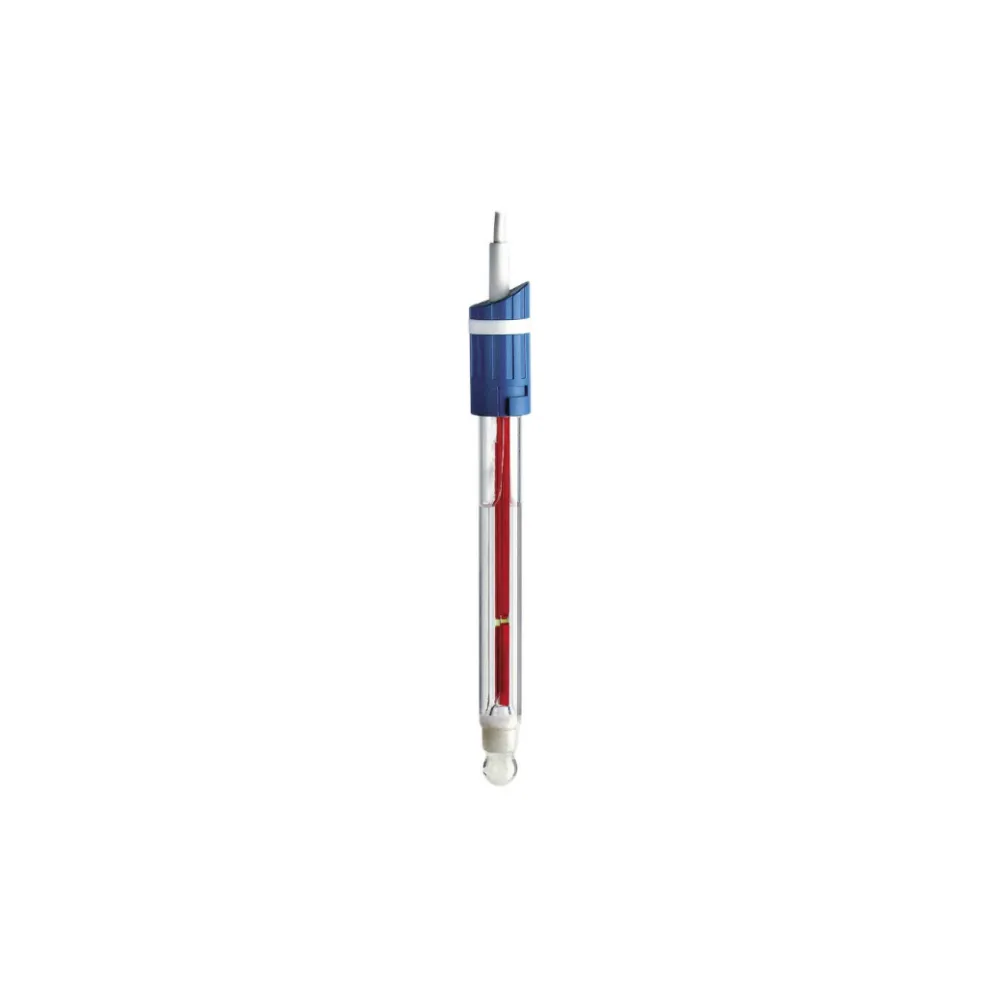 Hach Radiometer Analytical pHC2701-8 Combination Red-Rod Sphere Membrane, Flow Ring Diaphragm, Glass pH Electrode, 1m Cable, ea.