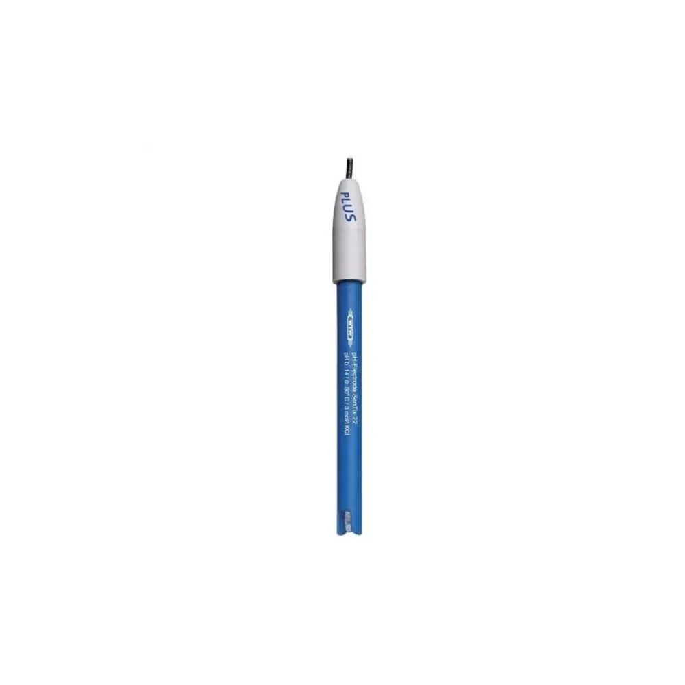 WTW SenTix 22 Cylindric Membrane, Fiber Diaphragm, Plastic pH Electrode, 1m Cable, ea.