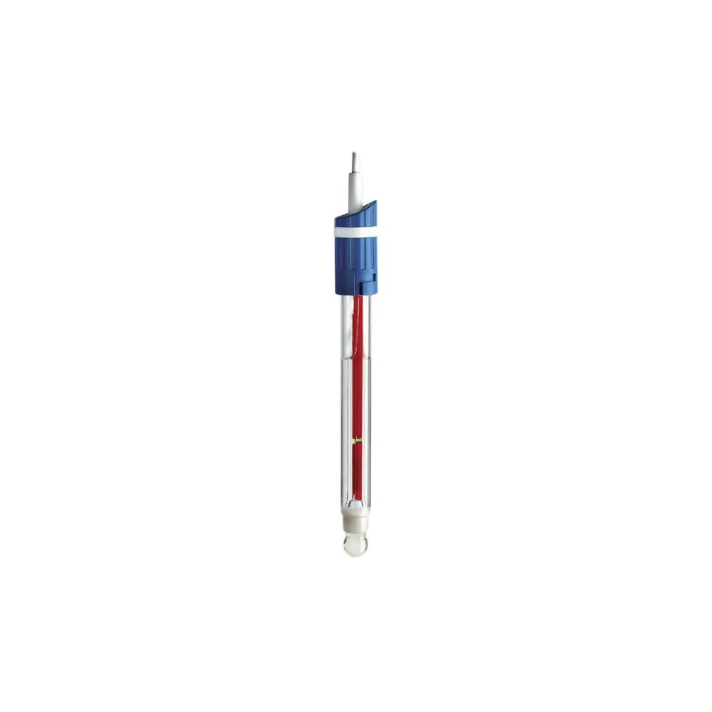 Hach Radiometer Analytical pHC2401-8 Combination Red-Rod Sphere Membrane, Annular Ring Diaphragm, Glass pH Electrode, No Cable, ea.
