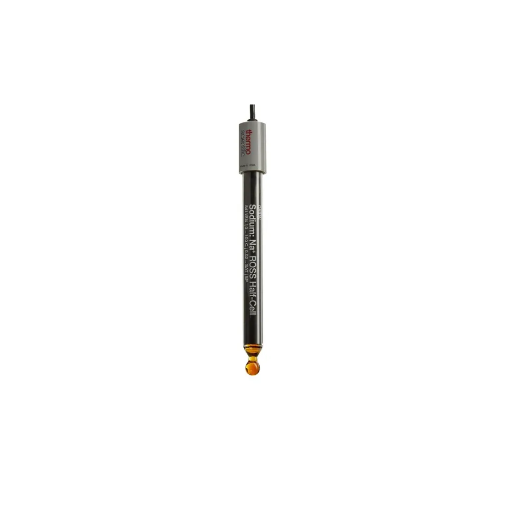 Thermo Scientific Orion ROSS 8411BN Sodium Half-Cell Ion Selective Electrode, BNC Connection, 1m Cable, ea.