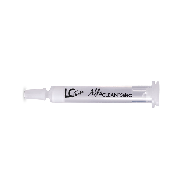 LCTech AflaCLEAN™ Select immunoaffinity SPE Column, 3mL, for Aflatoxins B1, B2, G1, G2, Shelf life 12 months after production, storage at 4°C to 8°C, Test Pack only for Trial (max. 3 per customer), pk.5