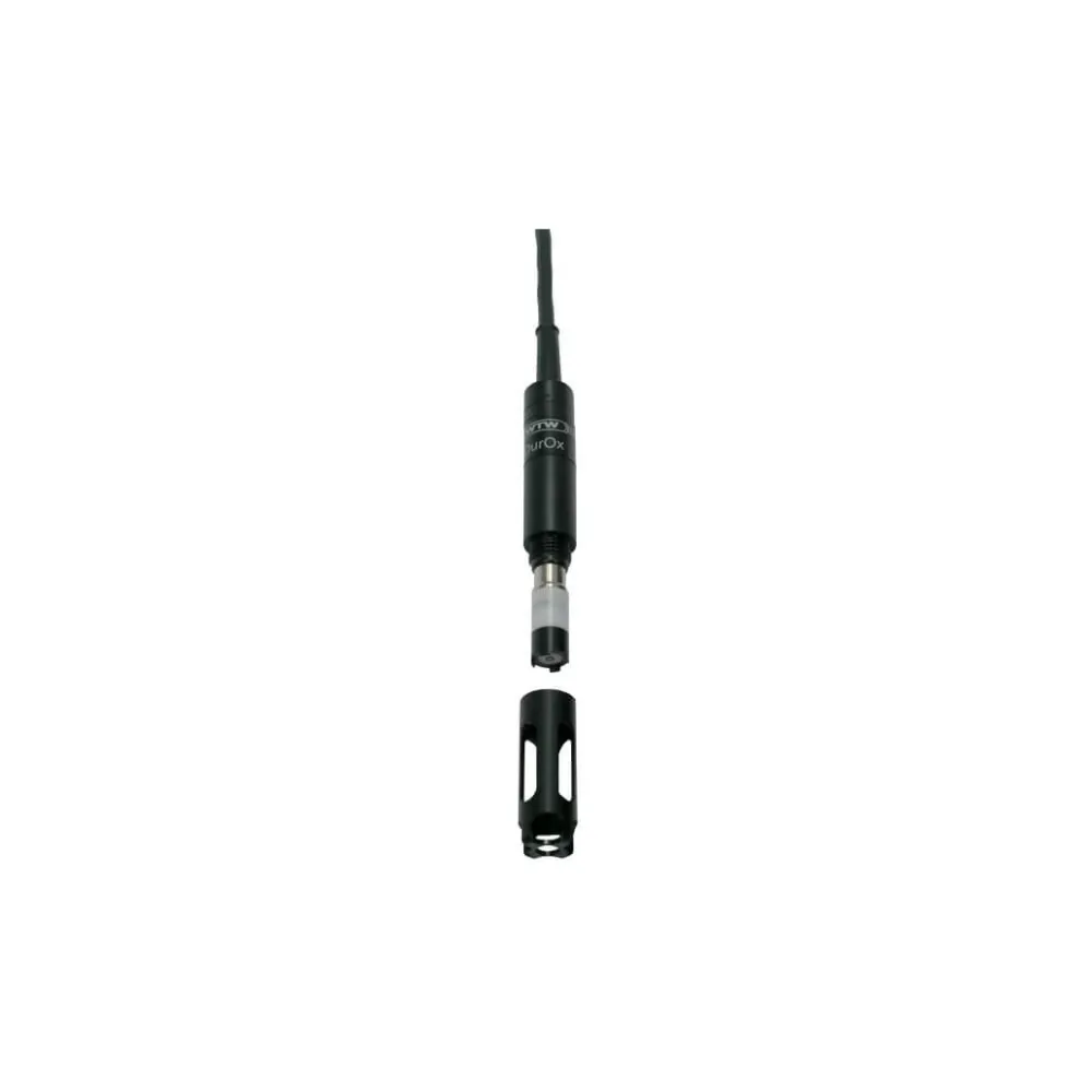 WTW DurOx 325 Dissolved Oxygen Sensor, Galvanic, Analog Signal Type, POM Shaft, 3m Cable, ea.