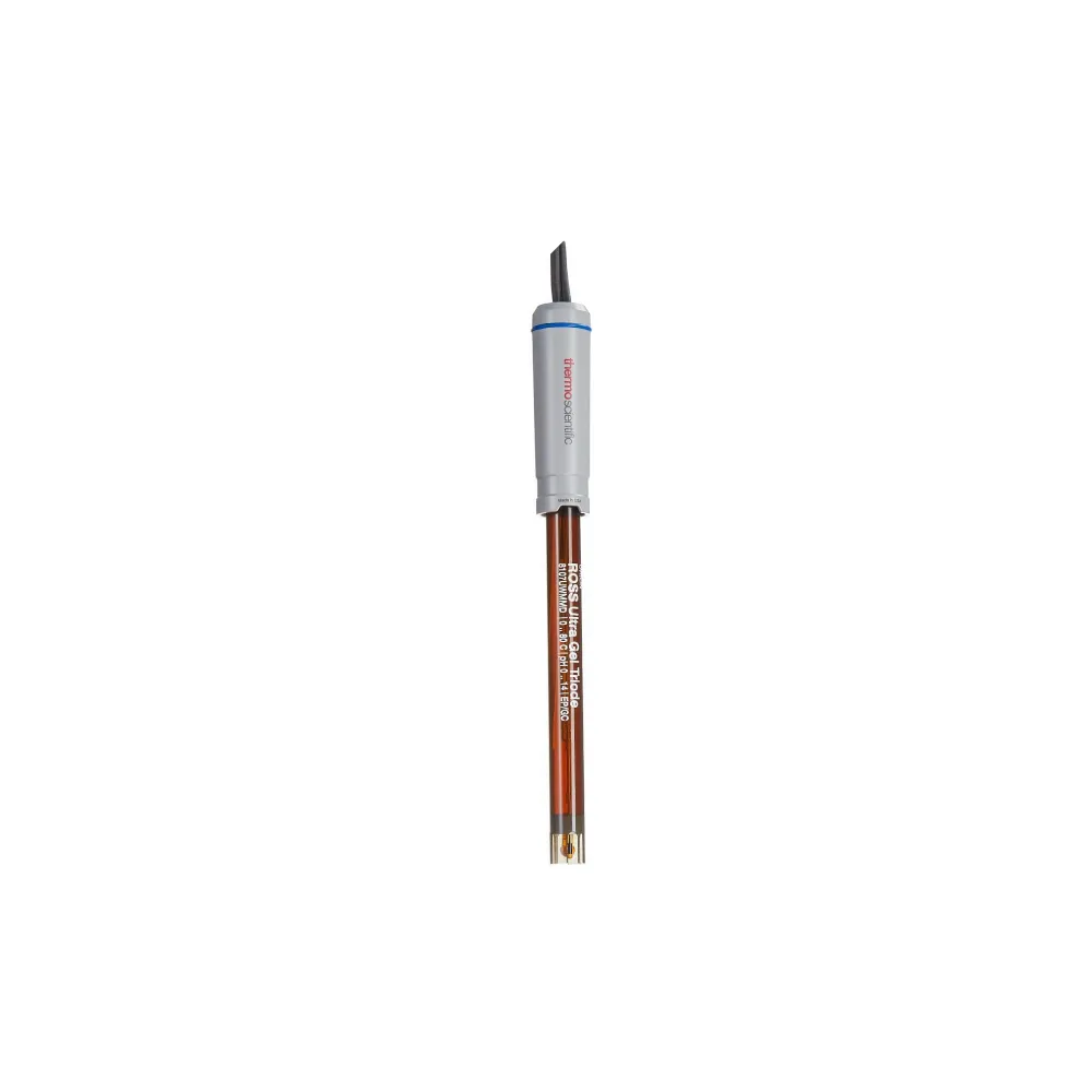 Thermo Scientific Orion ROSS Ultra 8107UWMMD Epoxy Body Membrane, Glass Capillary Diaphragm, Epoxy pH Electrode, 3m Cable, ea.