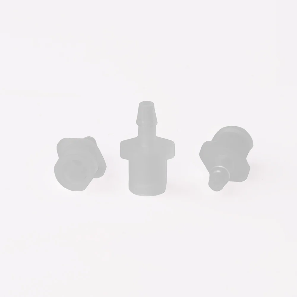 Adapter, Polypropylene (PP), Luer Lock female to Barbed, for Tubing 3/32" ID , thru bore 1.4mm, pk.10