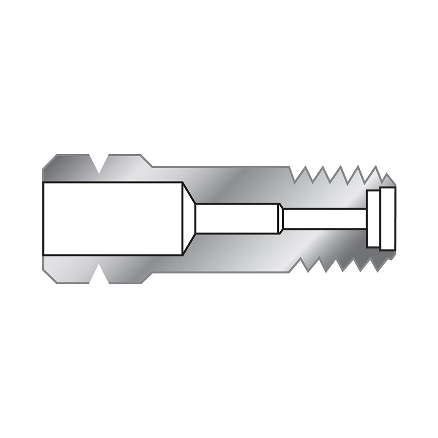 Capillary Nut, SS, For Agilent GCs (For use with Agilent "compact" ferrules), pk.2