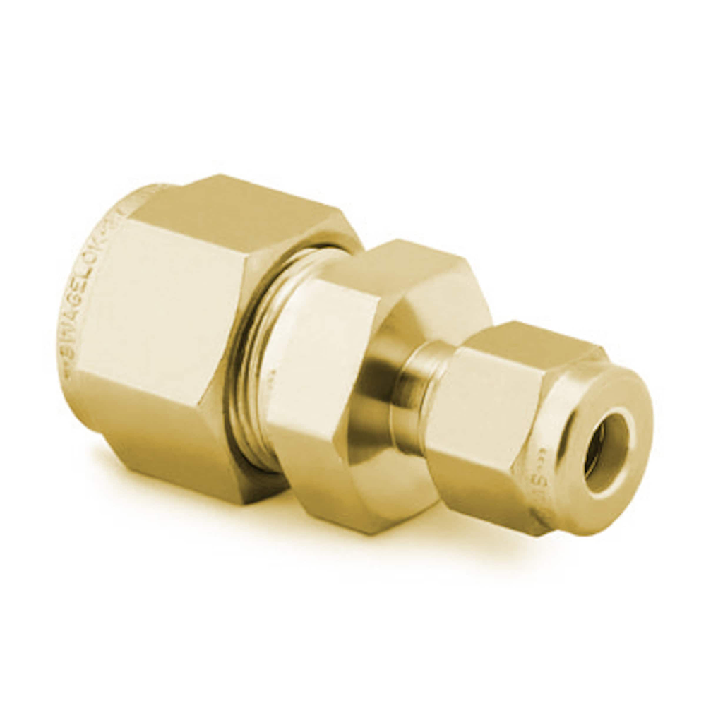 Swagelok Brass Reducing Union 1/4" to 1/16", ea. | SW-B-400-6-1