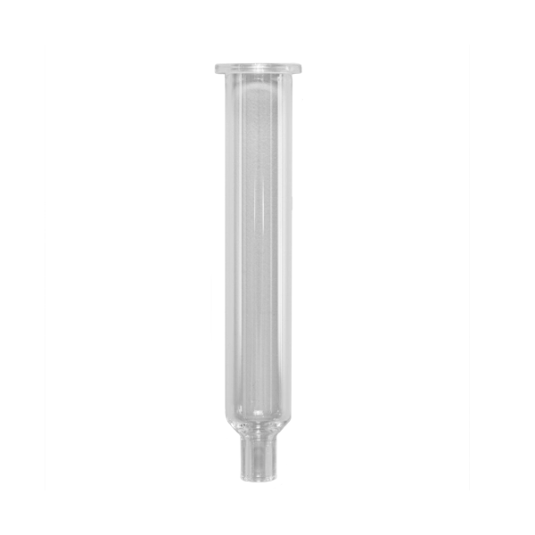LCTech Empty Glass Column, 14mL, 17mm OD x 105mm length, wide column outlett 9.5mm OD, usable in FREESTYLE SPE System, pk.100