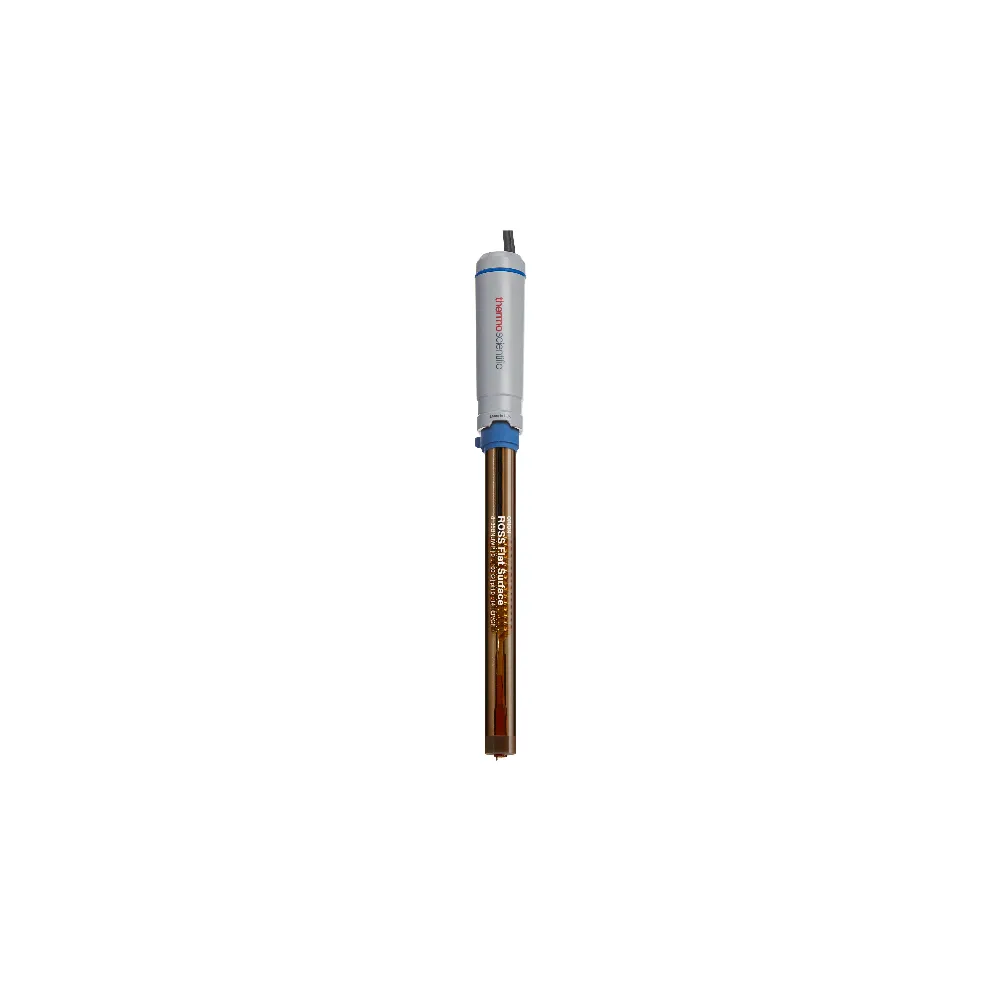 Thermo Scientific Orion ROSS Ultra 8135BNUWP Combination Flat Membrane, Glass Fiber Diaphragm, Epoxy pH Electrode, 1m Cable, ea.