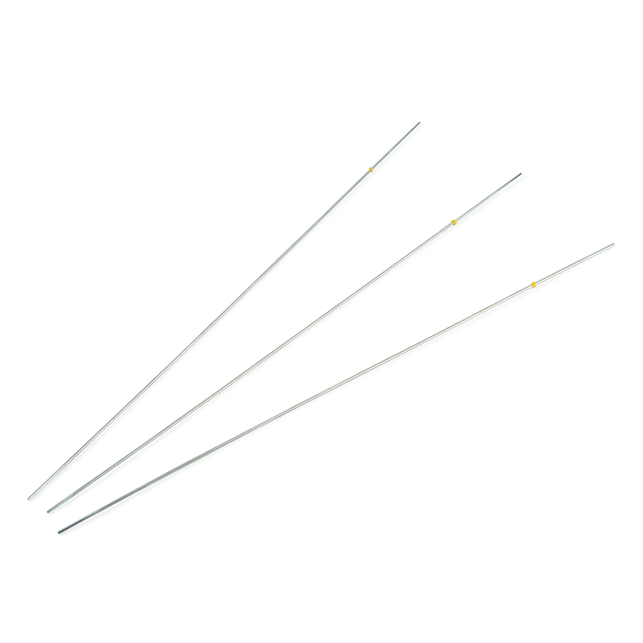 Capillary Tubing, SS 1/16"OD x 0.007 ID x 30cm L, 3-pk Yellow, pk.
