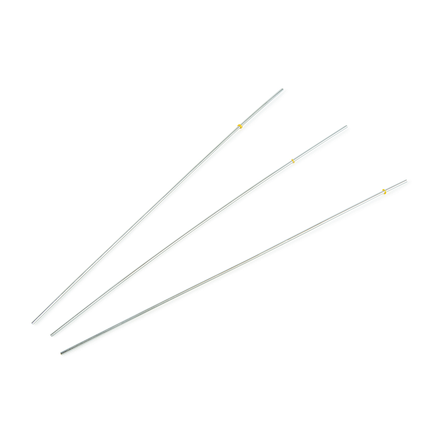 Capillary Tubing, SS 1/16"OD x 0.007 ID x 20cm L, 3-pk Yellow, pk.