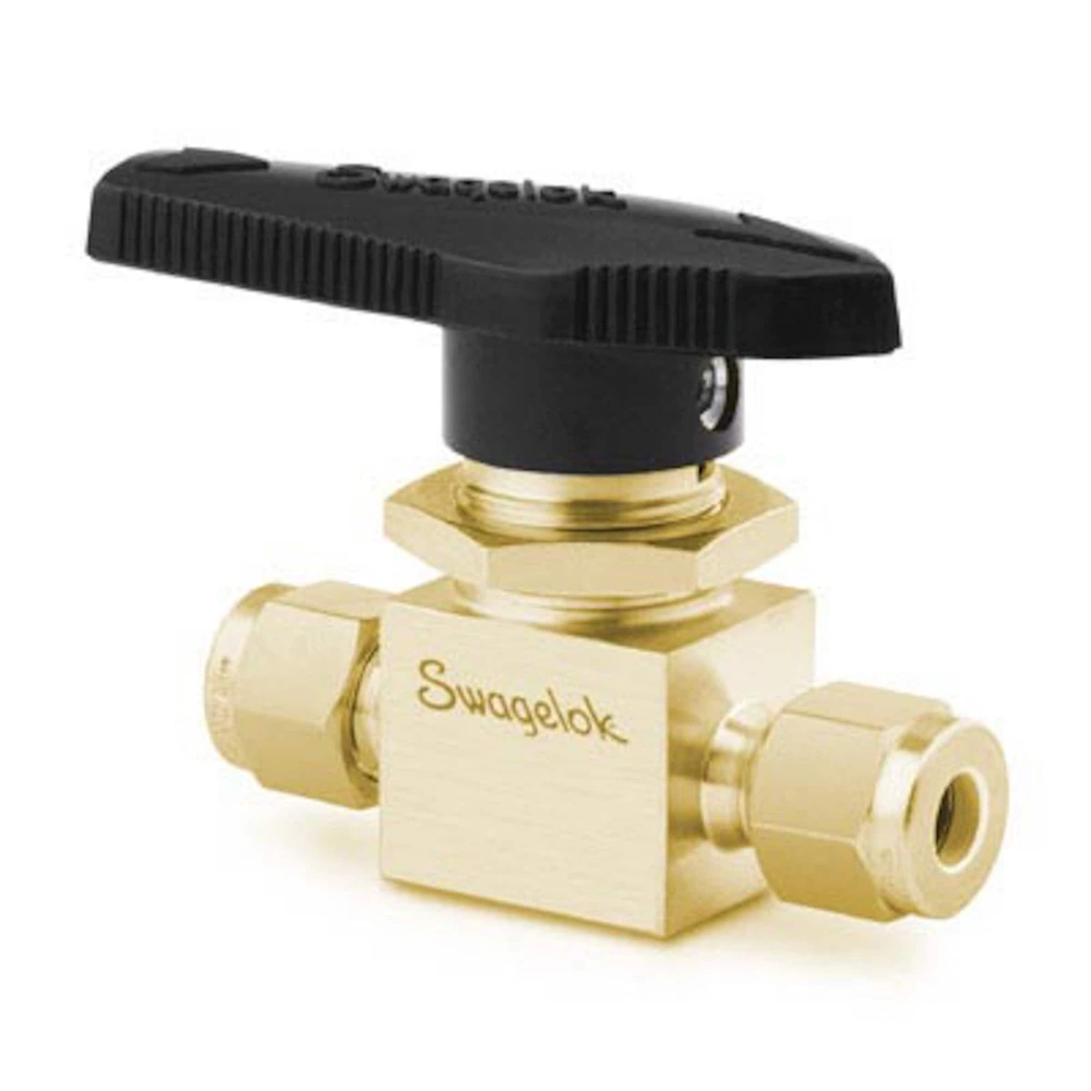 Swagelok Brass Ball Valve 1/4", straight, ea. | SW-B-43S4