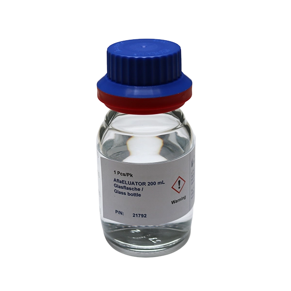 LCTech AflaELUATOR B1, B2, G1, G2, Glass Bottle, 200ml, designed for Aflatoxin B1, B2, G1, G2 analysis, ea.