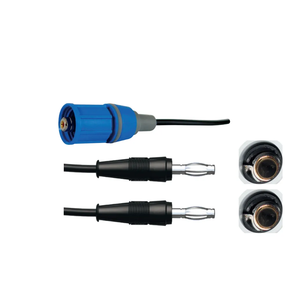 SI Analytics L 1 NN Electrode Cable, Plug L-2xBanana Plug, 1.0m, ea.