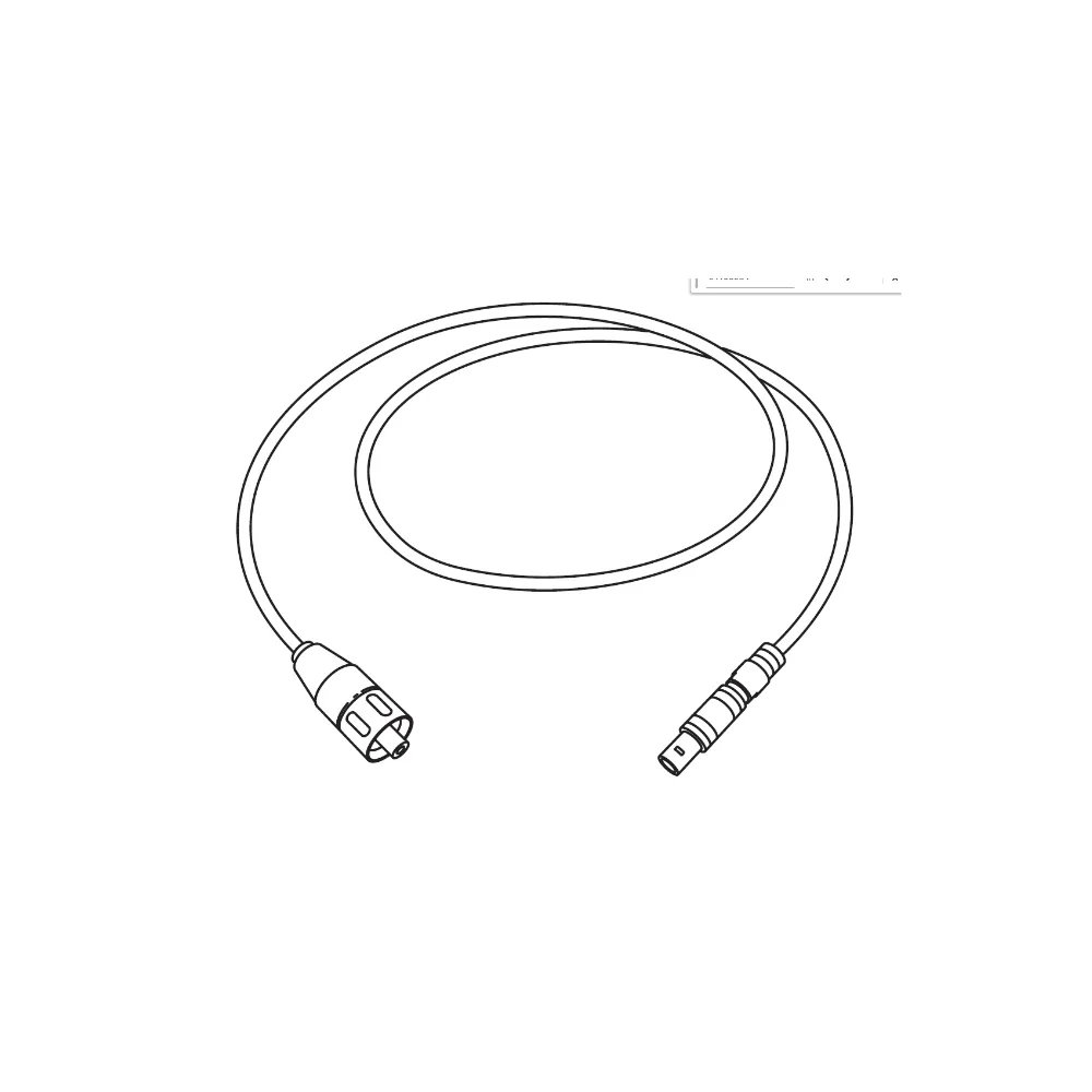 Mettler Toledo Triaxial SC Lemo Cable for Titration Sensor, S7-Lemo, 1.0m, ea.