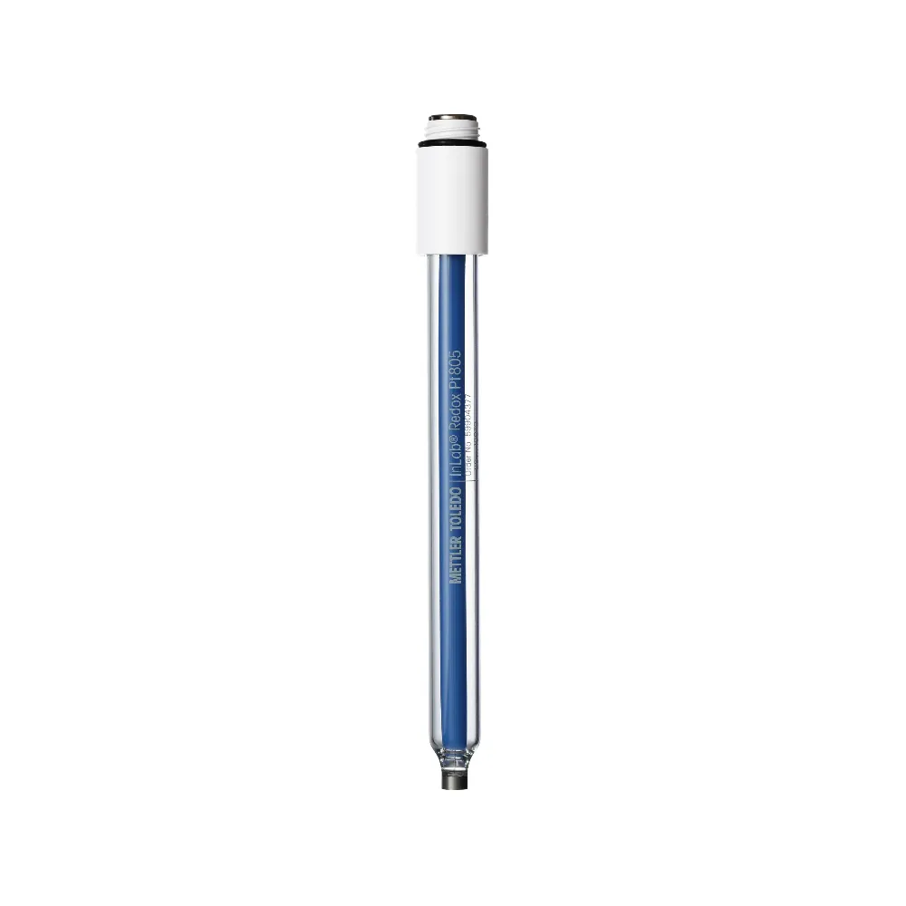 Mettler Toledo InLab Redox Pt805 Platinum Membrane, Half Cell Diaphragm, Glass Redox Electrode, No Cable, S7 Connection, ea.