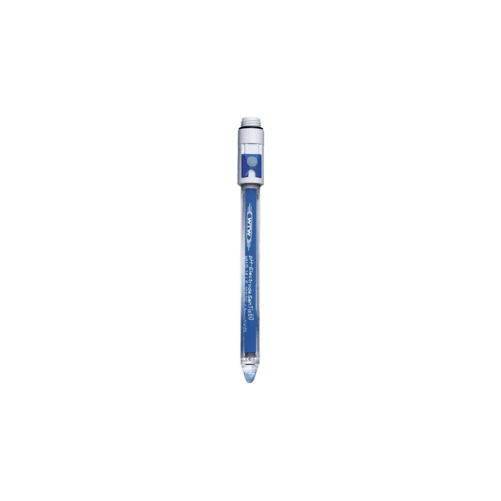 WTW SenTix 60 Cone Membrane, Platinum Diaphragm, Glass pH Electrode, No Cable, ea.
