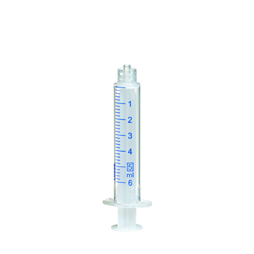 Disposable Luer-Lock Syringe (Polypropylene), 5ml, 100 Pieces in PE-Bag