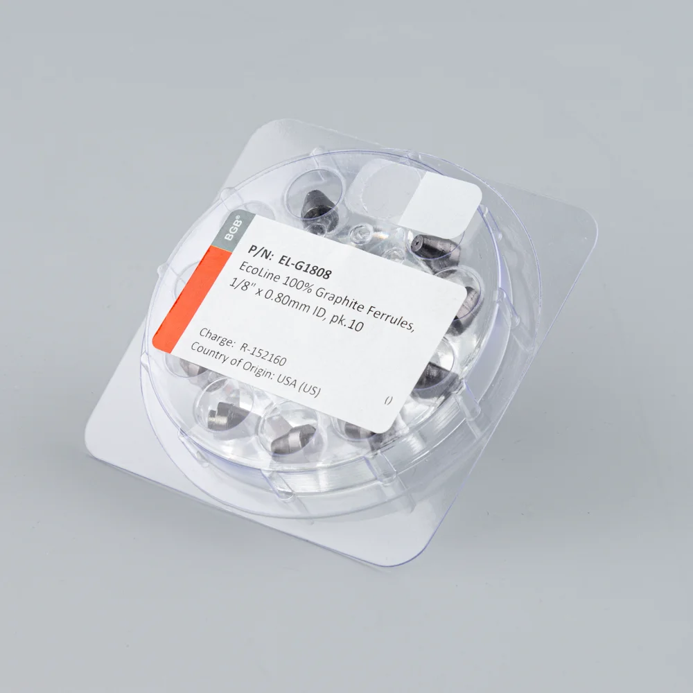 EcoLine 100% Graphite Ferrules, 1/8" x 0.80mm ID, pk.10