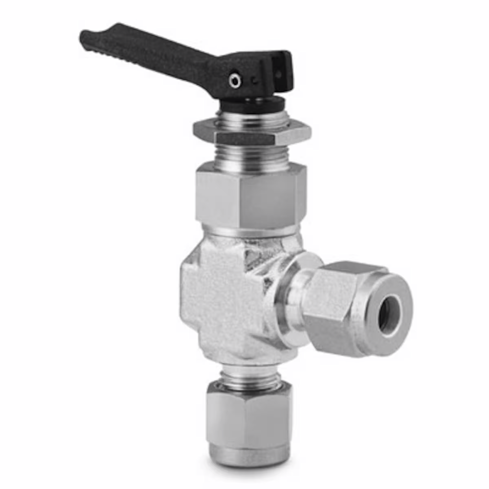Swagelok Stainless Steel Toggle Valve 1/8", angled, ea. | SW-SS-OGS2-A