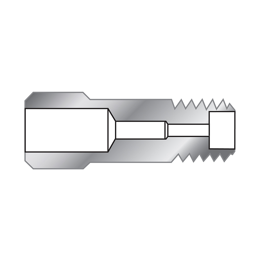 Capillary Nut, SS, For Agilent GCs (For use with standard 1/16" ferrules), pk.2