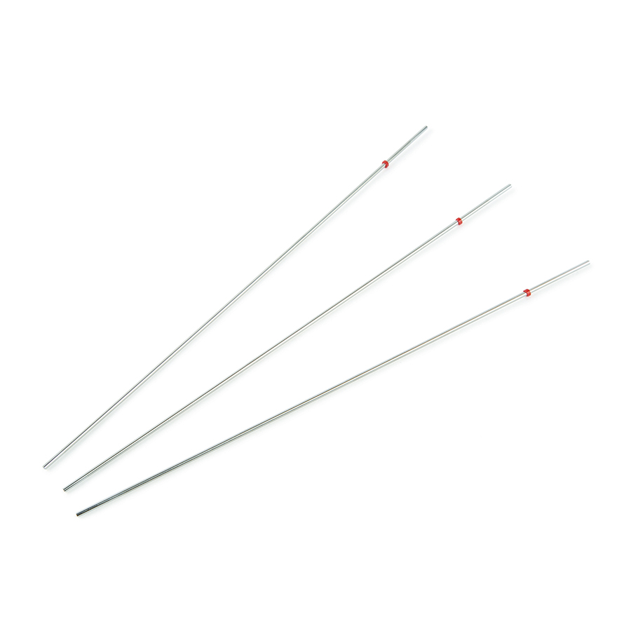 Capillary Tubing, SS 1/16"OD x 0.005 ID x 20cm L, 3-pk Red, pk.