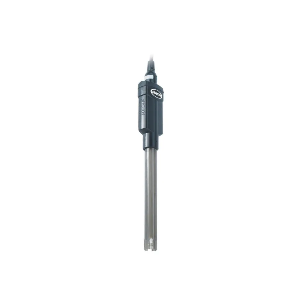 Hach IntelliCAL pHC101 Gel Filled pH Electrode, 1 m Cable, ea.Epoxy Body Membrane, Open Diaphragm, Epoxy pH Electrode, 1m Cable, ea.