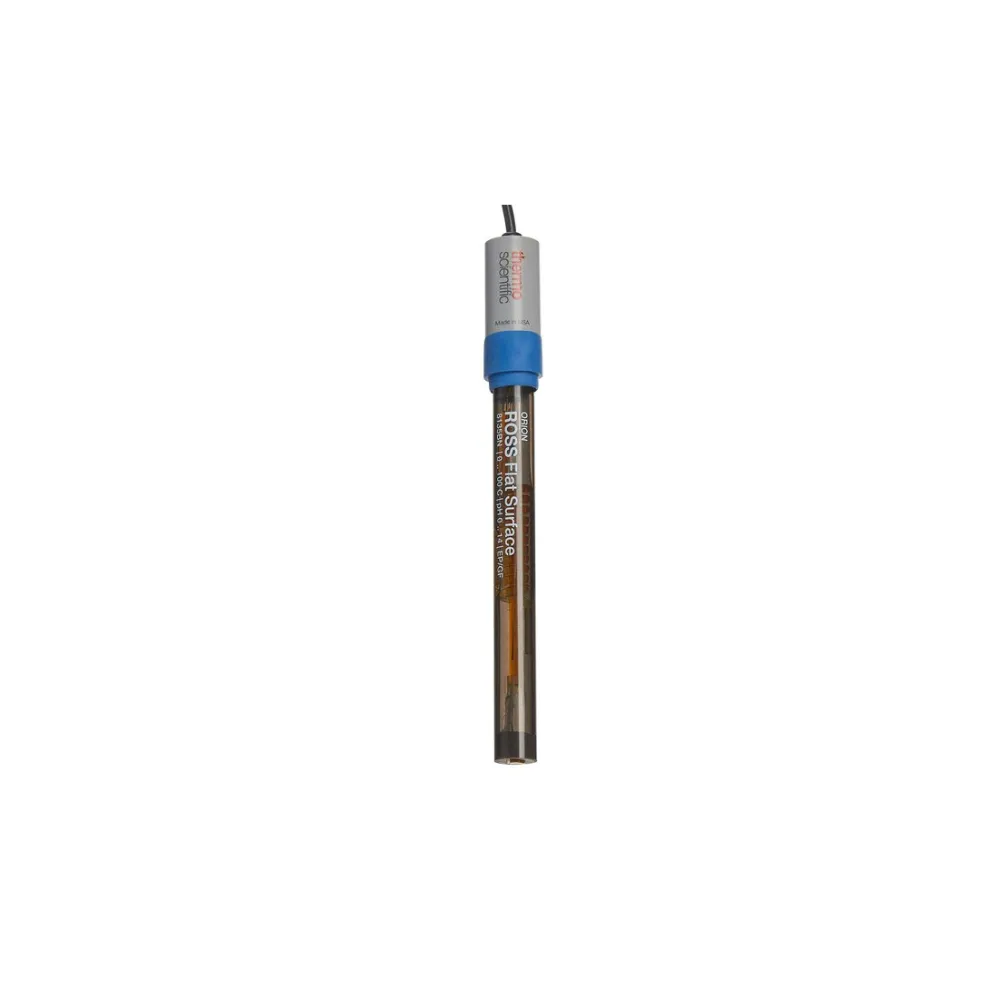 Thermo Scientific Orion ROSS 8135BN Combination Flat Membrane, Glass Fiber Diaphragm, Epoxy pH Electrode, 1m Cable, ea.