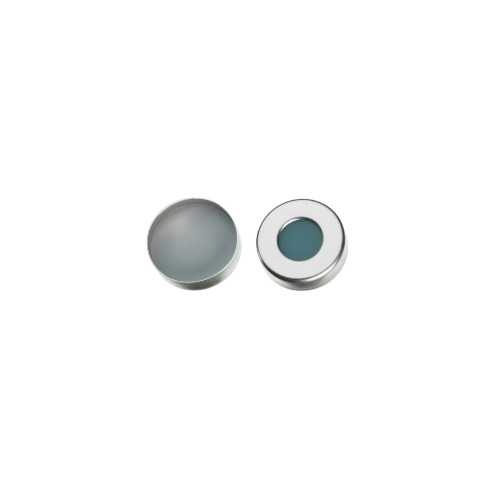 Metrohm Aluminium Caps with Silicone Septum for 6ml Sample Vials, pk.100