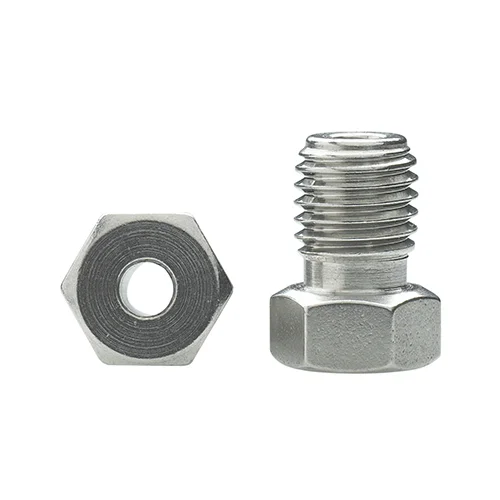 Nut, Stainless Steel (SS), Hex-Head, 5/16"-24 conical Thread, for 1/8" OD Tubing, maximum pressure 1375bar, pk.10