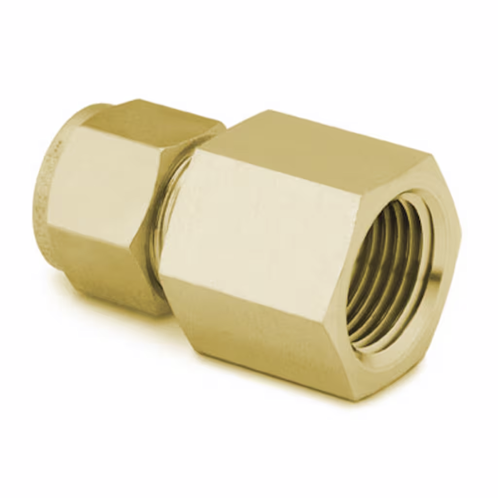 Swagelok Brass Female Connector 1/4" to 1/8" NPT, ea. | SW-B-400-7-2