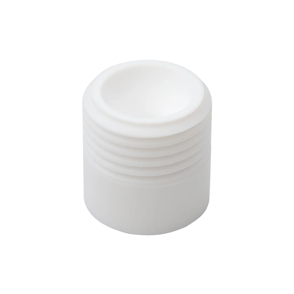 Safety-Adapter, PTFE, GL38 (female thread to Bottle/Canister) to GL45 (male thread to Safety-Cap/Waste-Cap), ea.