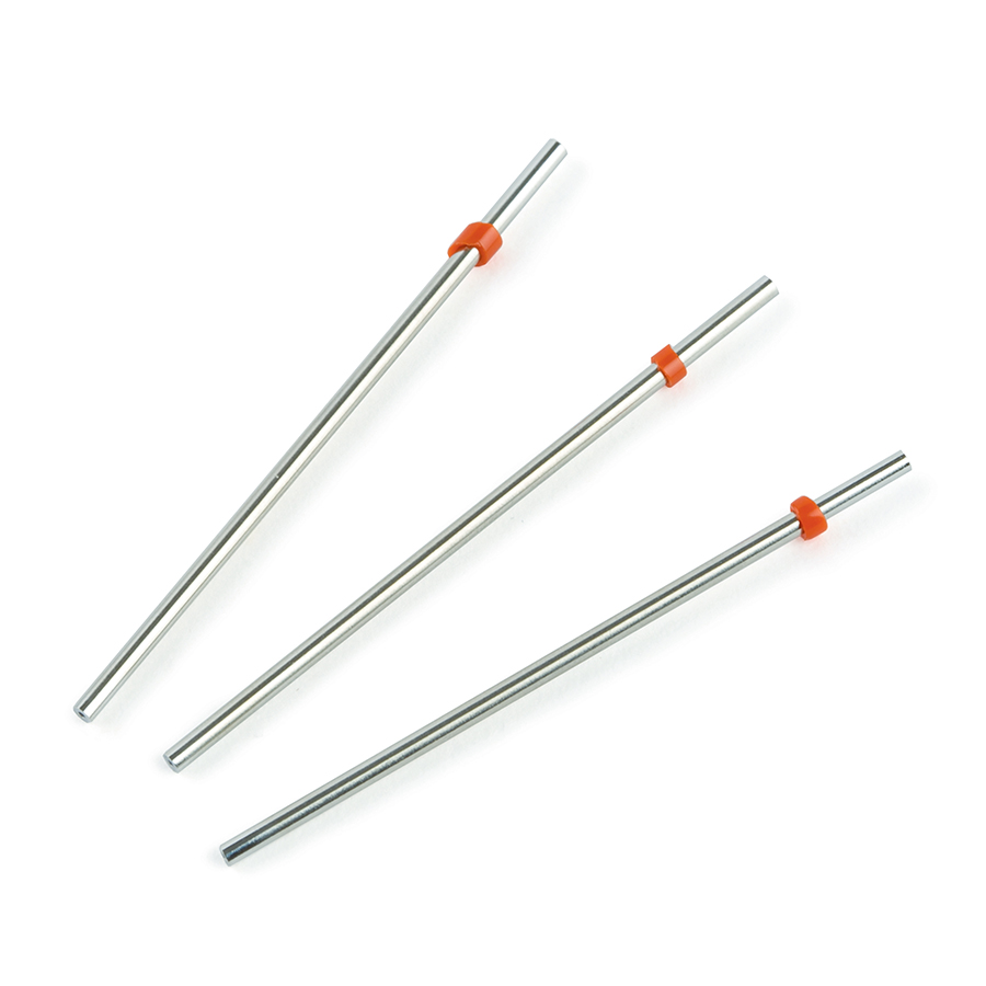 Capillary Tubing, SS 1/16"OD x 0.02 ID x 5cm L, 3-pk Orange, pk.