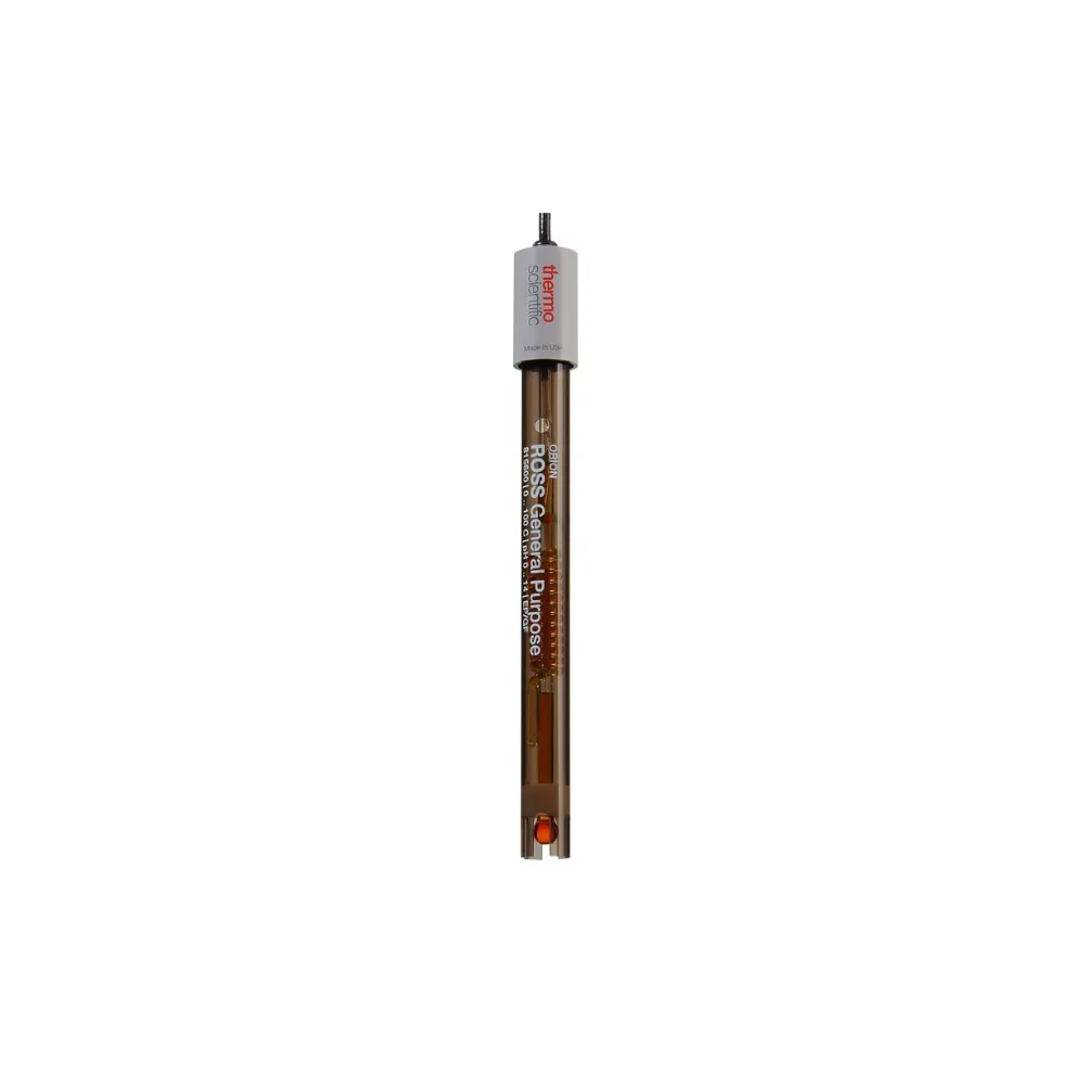 Thermo Scientific Orion ROSS 815600 Combination Epoxy Body Membrane, Glass Fiber Diaphragm, Epoxy pH Electrode, 1m Cable, ea.