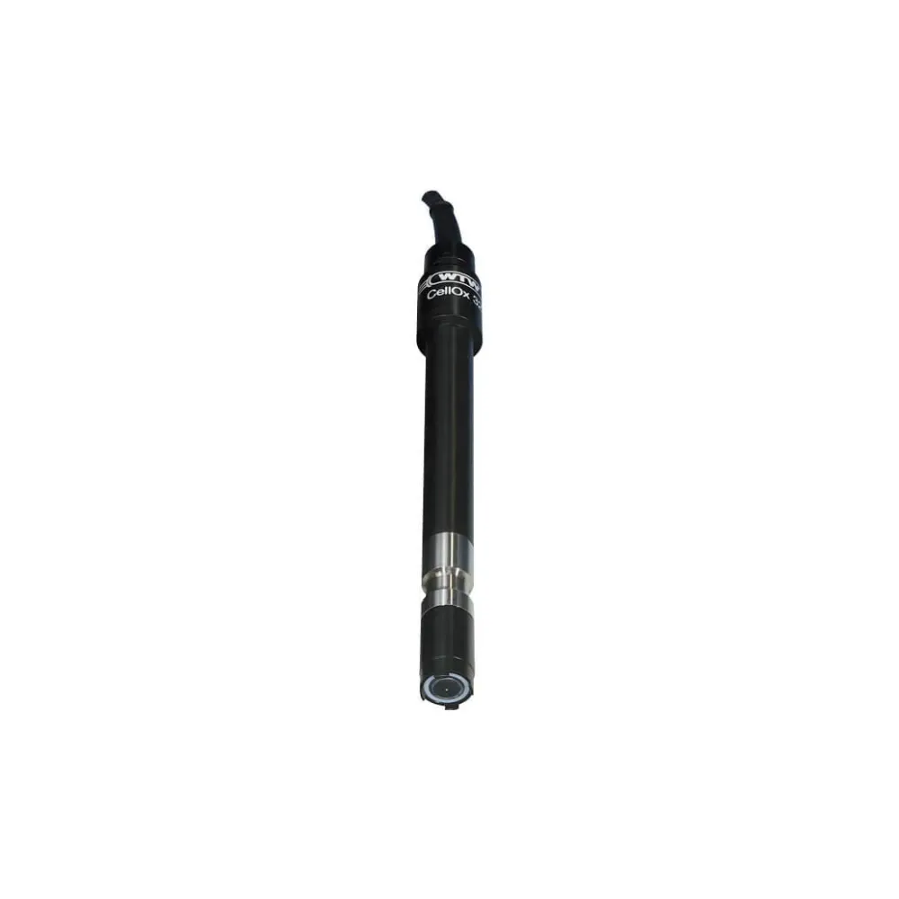 WTW CellOx 325-3 Dissolved Oxygen Sensor, Galvanic, Analog Signal Type, POM Shaft, 3m Cable, ea.