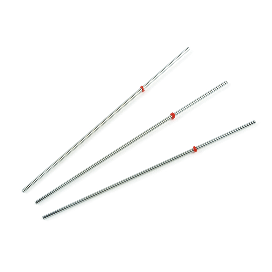 Capillary Tubing, SS 1/16"OD x 0.005 ID x 10cm L, 3-pk Red, pk.