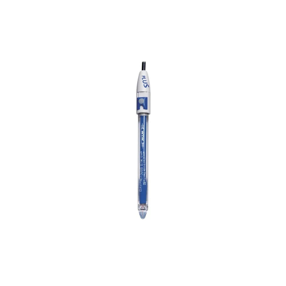 WTW SenTix 82 Cone Membrane, Platinum Diaphragm, Glass pH Electrode, 1m Cable, ea.