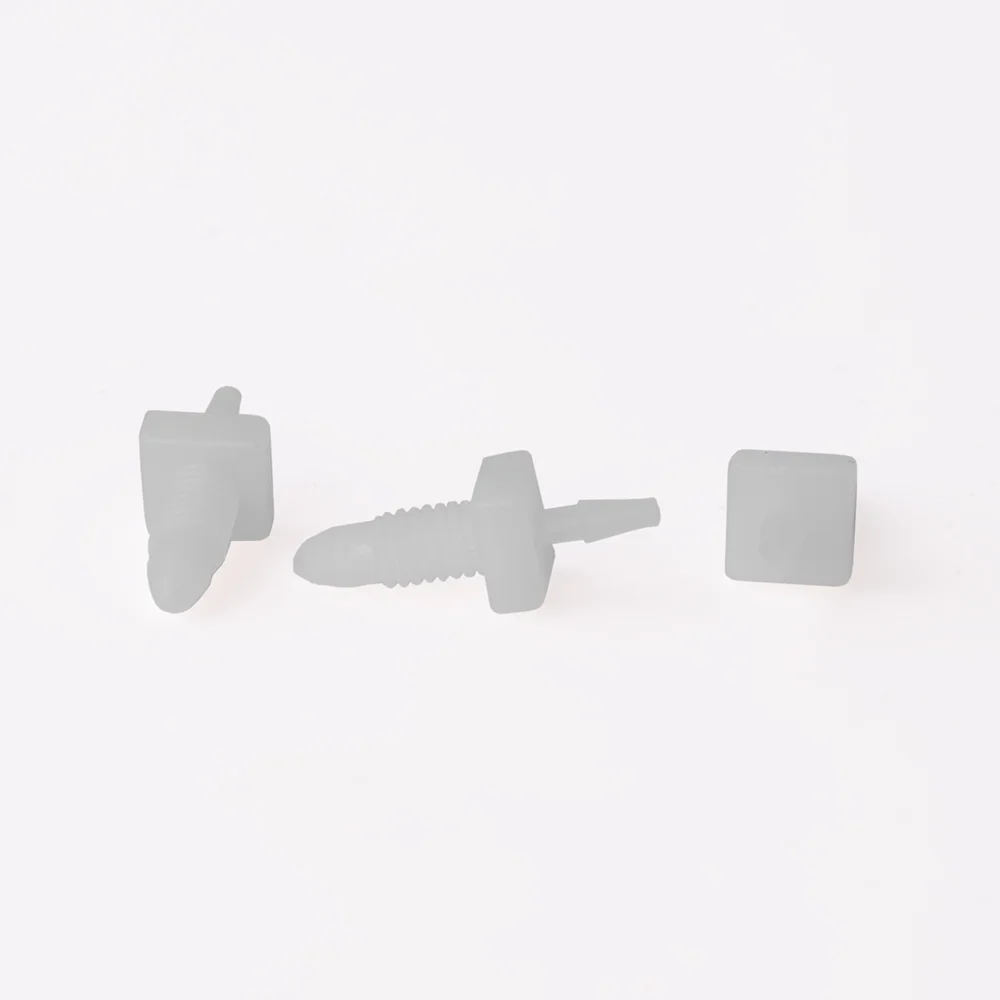 Adapter, ETFE, 10-32 male conical to Barbed for Tubing 1/16" ID, thru bore 1.0mm, ea.
