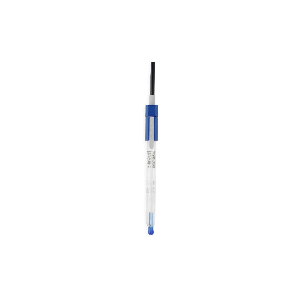 Hamilton Liq-Glass Temp BNC Sphere Membrane, Ceramic Diaphragm, Glass pH Electrode, 1m Cable, ea.