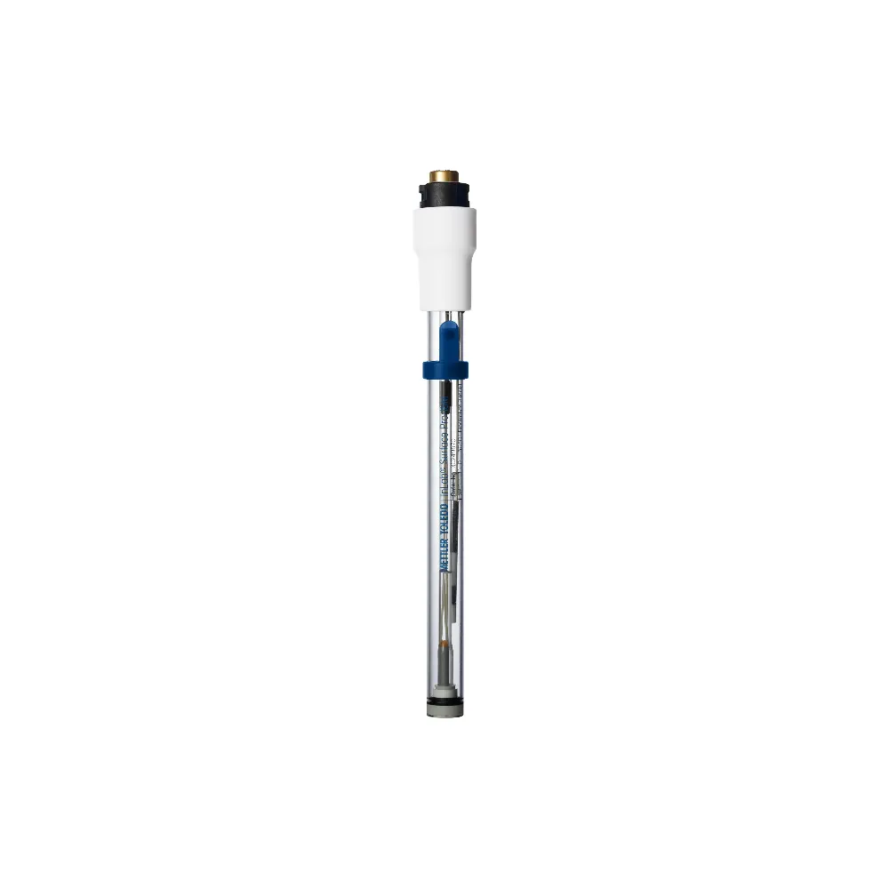 Mettler Toledo InLab Surface Pro ISM Flat Membrane, Ceramic Diaphragm, Glass pH Electrode, No Cable, ea.
