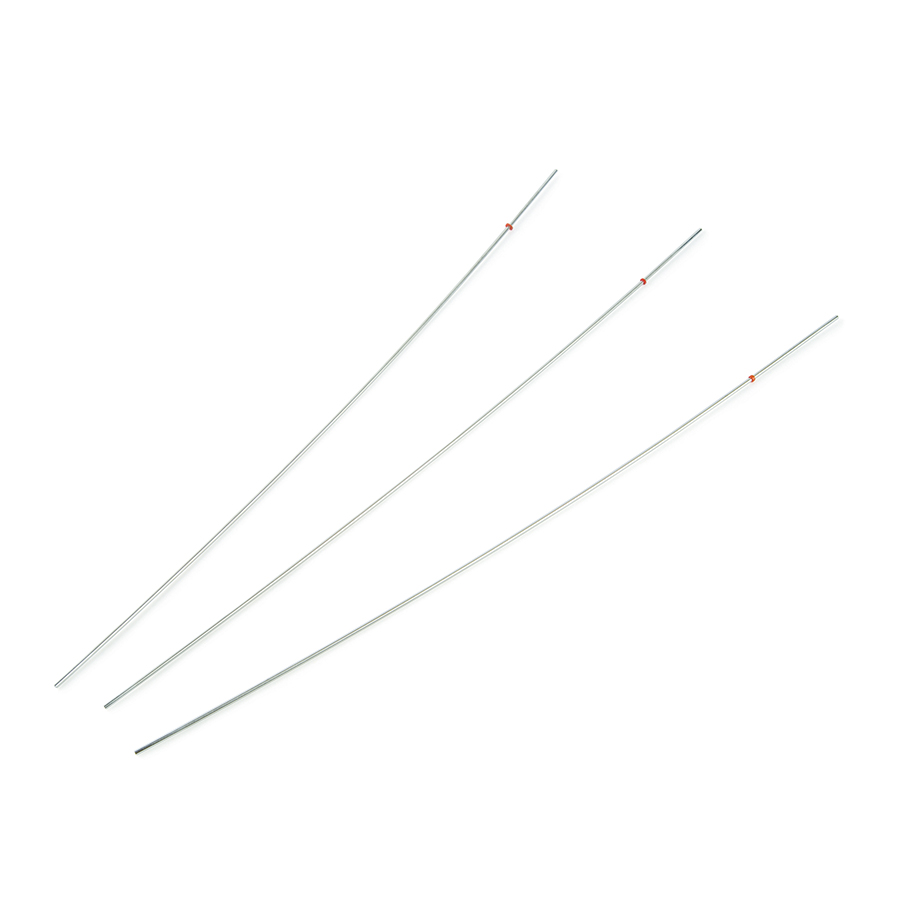 Capillary Tubing, SS 1/16"OD x 0.005 ID x 30cm L, 3-pk Red, pk.