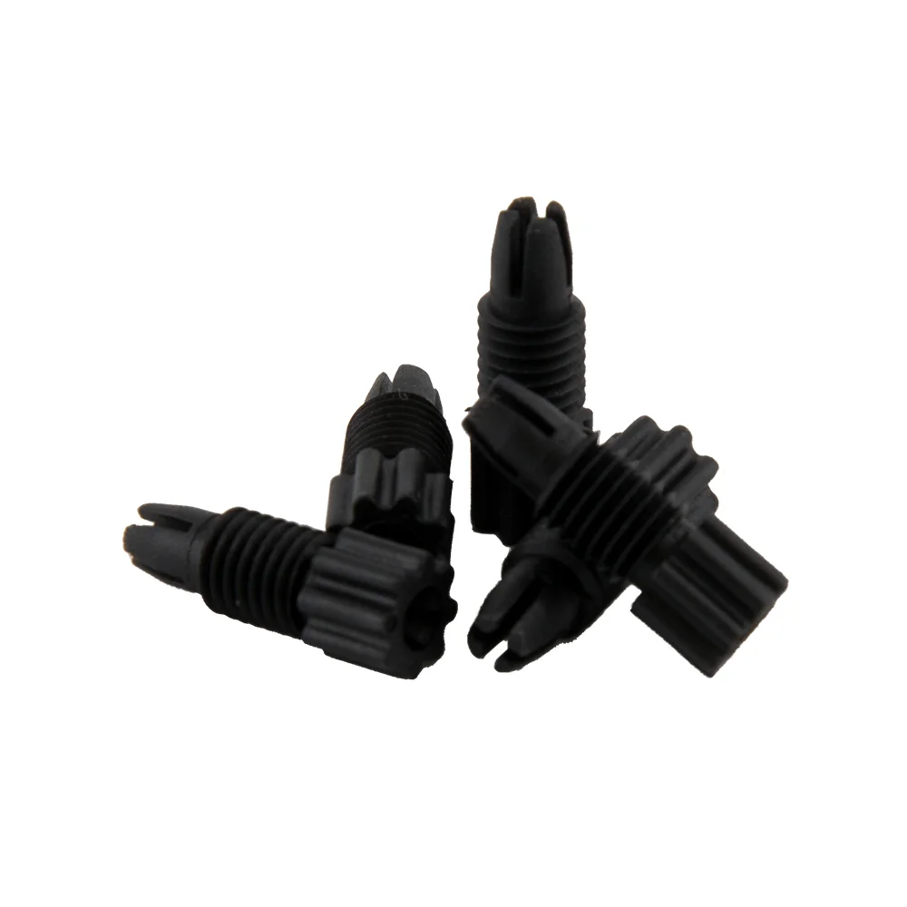 Fitting One-Piece, BLACK, 1/16" OD Tubing for BGB Safety-Caps & Waste-Caps, pk.5