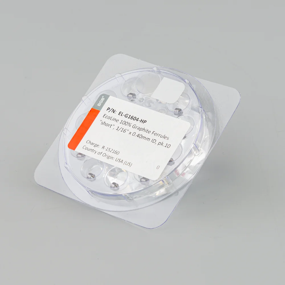 EcoLine 100% Graphite Ferrules "short", 1/16" x 0.40mm ID, pk.10