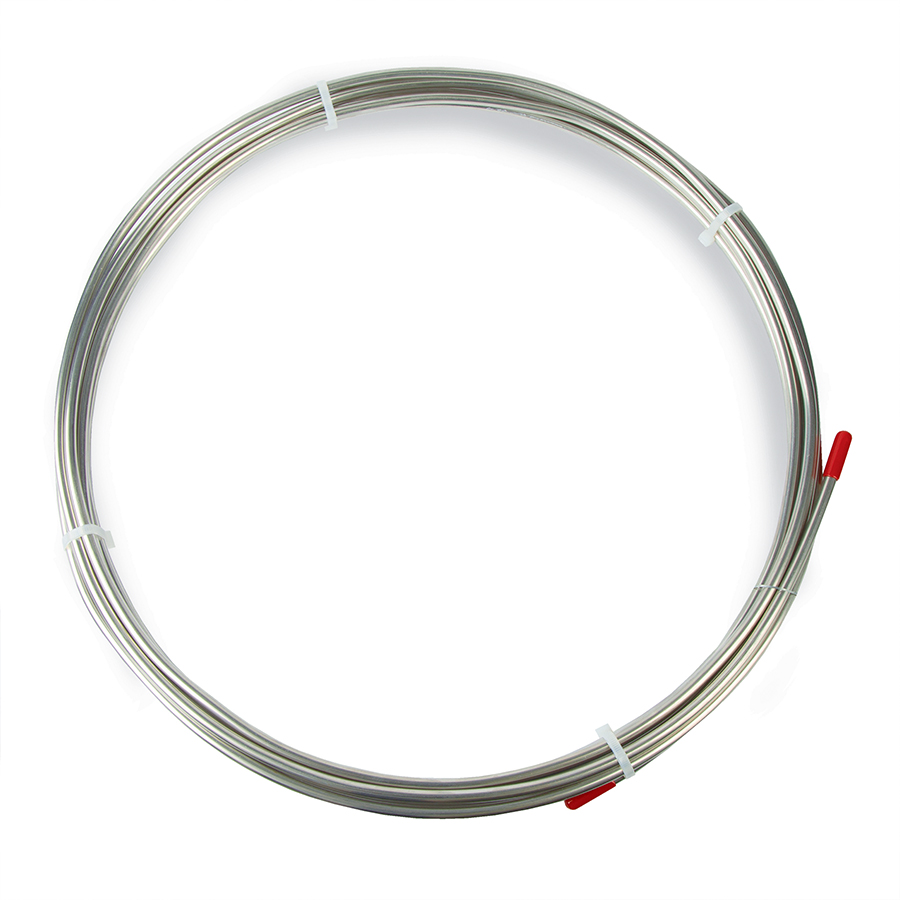 Tubing, Stainless Steel, 1/4" OD x 0.210" ID 25 ft.